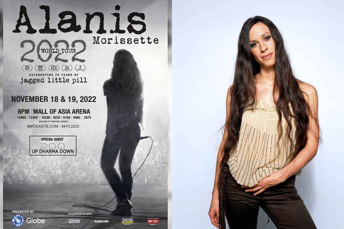 Alanis Morissette reschedules Manila concert to November 2022 Sagisag